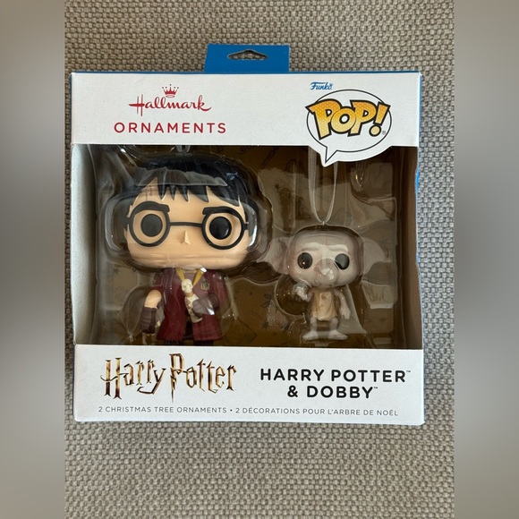 Other - Hallmark Harry Potter & Dobby Funko Pop Ornaments